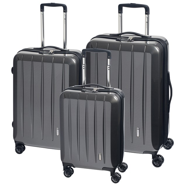 Trolley-Set LONDON 2.0 carbon schwarz 56-2210670