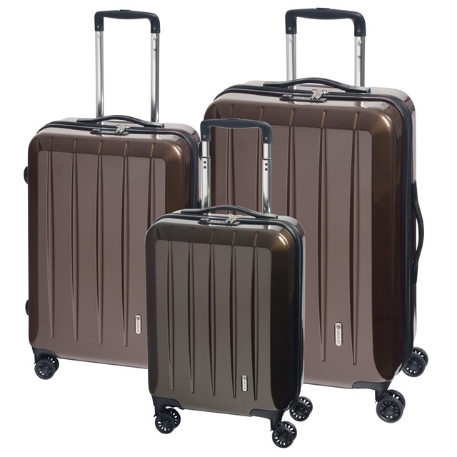 Trolley-Set LONDON 2.0 carbon champagne 56-2210672