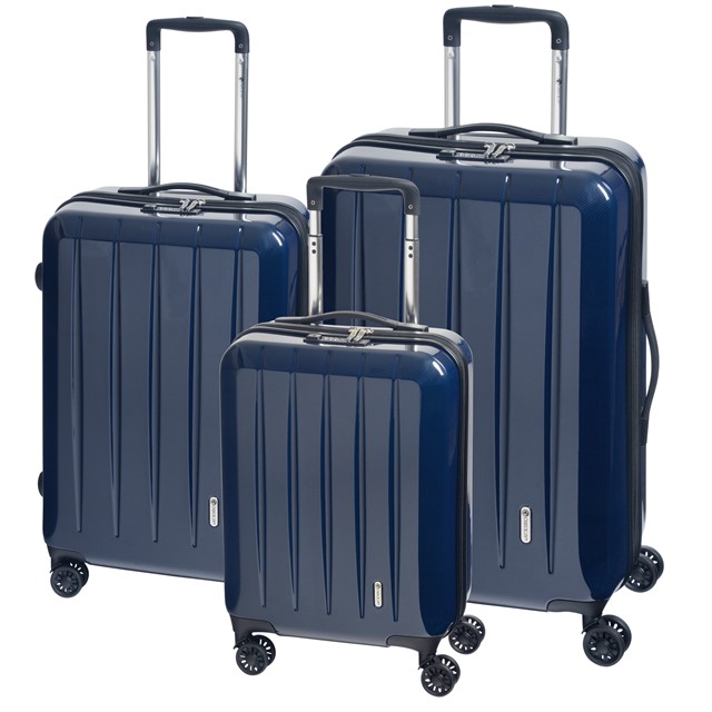 Trolley-Set LONDON 2.0 carbon blue 56-2210673