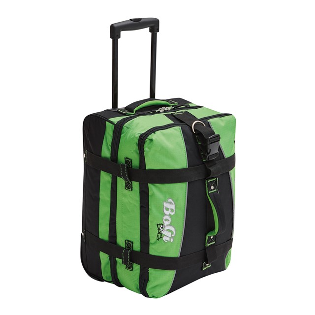 Trolley travel bag BoGi Bag XS green / black 56-2250726