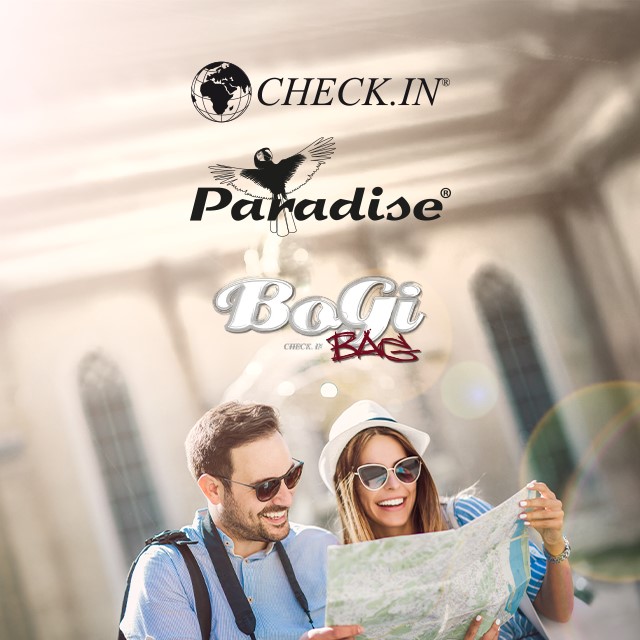 Die drei Marken CHECK.IN, Paradise und BogiBags